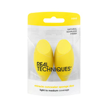 Load image into Gallery viewer, REAL TECHNIQUES MIRACLE CONCEALER SPONGE DUO 10009300