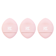 Load image into Gallery viewer, Real Techniques Mini Miracle Powder Puff Trio with soft velvet texture for precise powder setting under eyes and around the nose.