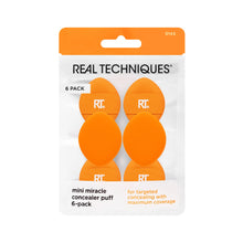 Load image into Gallery viewer, Real Techniques Mini Miracle Concealer Puff x6