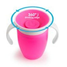 Load image into Gallery viewer, Munchkin Miracle® 360° Trainer Cup 7oz 6m+ - Pink