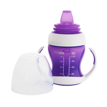 Load image into Gallery viewer, Munchkin Gentle Transition Trainer Cup 4oz/118ml 4m+ - Purple