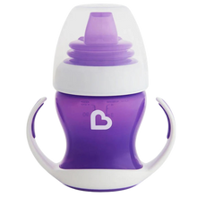 Load image into Gallery viewer, Munchkin Gentle Transition Trainer Cup 4oz/118ml 4m+ - Purple