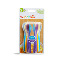 Load image into Gallery viewer, Munchkin Colour Reveal Fork and Spoon - Set of 6 - 12m+