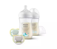 Load image into Gallery viewer, Philips Avent Bottle Natural Response 260ML Gift Set ( 2 Soothers, 2 Bottles) SCD837/11