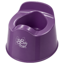 Load image into Gallery viewer, The Bébé Angel comfortable potty in purple.