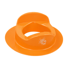 Load image into Gallery viewer, The Bébé Angel toilet training seat in orange.