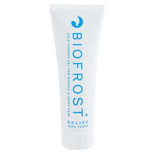 Load image into Gallery viewer, Biofrost Relief gel is 100% vegan and helps with joint and muscle pain, as well as post-work-out recovery.