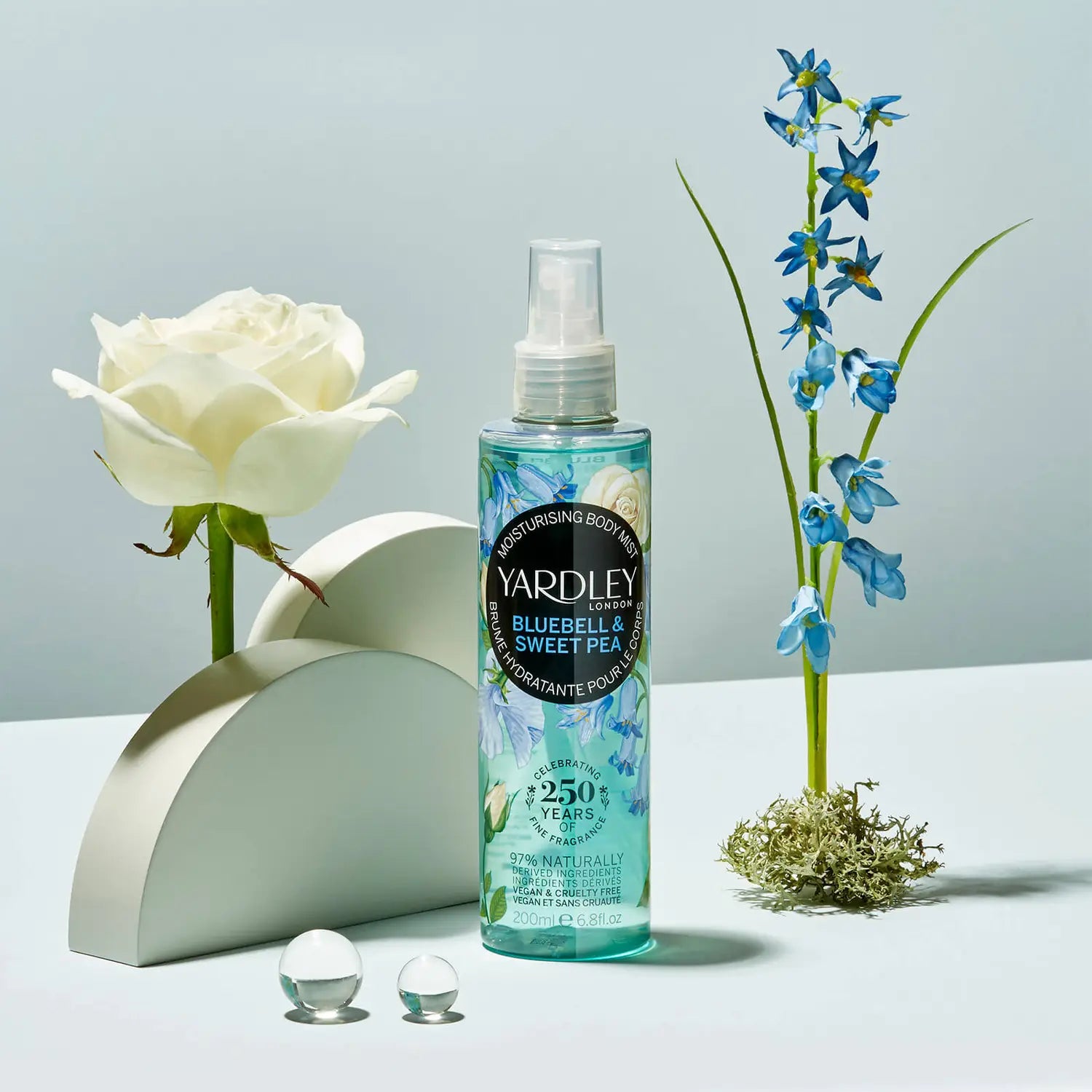 YARDLEY BLUEBELL & SWEETPEA FRAGRANCE MIST 200ML – botikashop