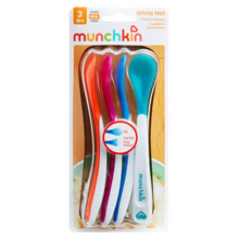 Load image into Gallery viewer, Munchkin 4pk White Hot® Infant Spoons
