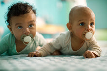 Load image into Gallery viewer, Philips Avent Soother Ultra Soft 0-6M Boy Green / Neutral 2PC SCF091/05