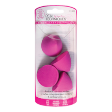 Load image into Gallery viewer, Packaging of Real Techniques makeup contour wedges with pink sponges on a white background