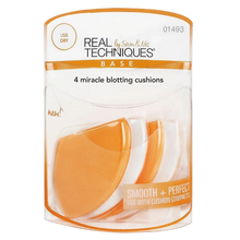 Load image into Gallery viewer, Packaging of Real Techniques miracle blotting cushions on a white background