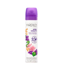 Load image into Gallery viewer, YARDLEY APRIL VIOLETS B/SPRAY 75ML