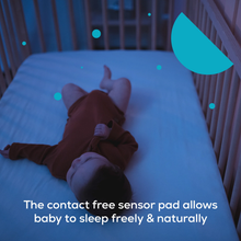 Load image into Gallery viewer, Angelcare contact-free Sensor Pad monitoring baby movement underneath the mattress