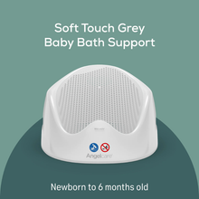 Load image into Gallery viewer, Angelcare Soft Touch Grey Baby Bath Support for newborns to 6 months