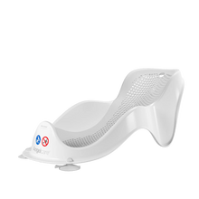 Load image into Gallery viewer, Angled view of Angelcare baby bath support with anti-slip suction base