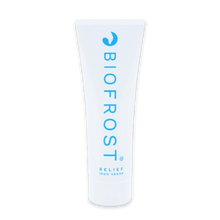 Load image into Gallery viewer, Biofrost Relief 100ml tube for natural cooling relief of joint pain, stiffness, and chronic muscle tension.
