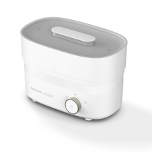 Load image into Gallery viewer, Compact Philips Avent sterilizer with power button, ideal for small spaces and baby care in Malta.