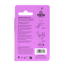Load image into Gallery viewer, Back of Dr Paw Paw Plumping Lip Oil packaging with usage instructions and ingredients