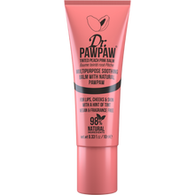 Load image into Gallery viewer, Dr. PAWPAW Tinted Peach Pink Lip Balm 10ml in a soft pink tube, featuring a 98% natural, vegan and fragrance-free formula for moisturising lips and cheeks with a peach pink tint.