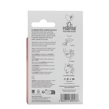 Load image into Gallery viewer, Dr.PAWPAW Tinted Ultimate Red Lip Balm – back of packaging with usage info