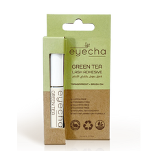 Load image into Gallery viewer, Eyecha Green Tea Lash Adhesive in eco-friendly packaging, vegan transparent lash glue