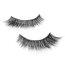 Load image into Gallery viewer, Maple style vegan lashes by Eyecha showing soft, fluffy volume and subtle winged shape.