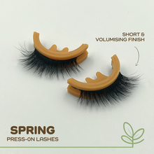 Load image into Gallery viewer, Eyecha Spring Press-On Half Lashes with short volumising finish