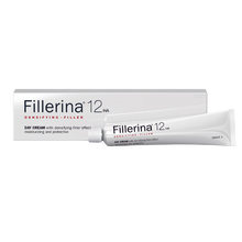 Load image into Gallery viewer, Fillerina 12 HA Densifying-Filler Day Cream. Grade 4 concentration for deep wrinkles, providing moisturizing and protective densifying-filler effects.