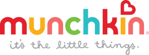 Munchkin baby care essentials including feeding and teething accessories.