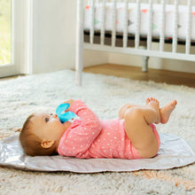 Load image into Gallery viewer, Baby chewing on the Munchkin Fun Ice Chewy Teether, providing relief from teething pain.
