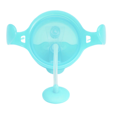 Load image into Gallery viewer, Munchkin Tip & Sip Cup blue 7oz for 6+ month babies, BPA-free with click lock and flexible straw.