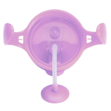 Load image into Gallery viewer, Munchkin Tip & Sip Cup purple 7oz with soft straw and handles, ideal for toddlers 6+ months.