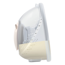 Load image into Gallery viewer, Side view of Philips Avent collection cup with volume markings and soft silicone edge.
