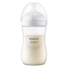 Load image into Gallery viewer, Philips Avent Natural Response Baby Bottle 260ml with milk and Natural Response teat
