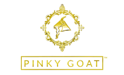 Pinky Goat logo symbolizing glamorous false eyelashes and lash extensions, popular beauty and eye makeup products in Malta.