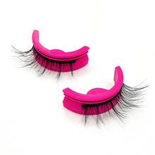 Load image into Gallery viewer, Pinky Goat MOLLY lightweight pre-glued false lashes with reusable glue strip