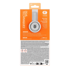 Load image into Gallery viewer, Back view of Real Techniques Brush Cleansing Palette packaging with instructions and product details.