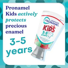 Load image into Gallery viewer, A tube of Sensodyne Pronamel Kids 3-5 years toothpaste designed to actively protect precious enamel and provide cavity protection.