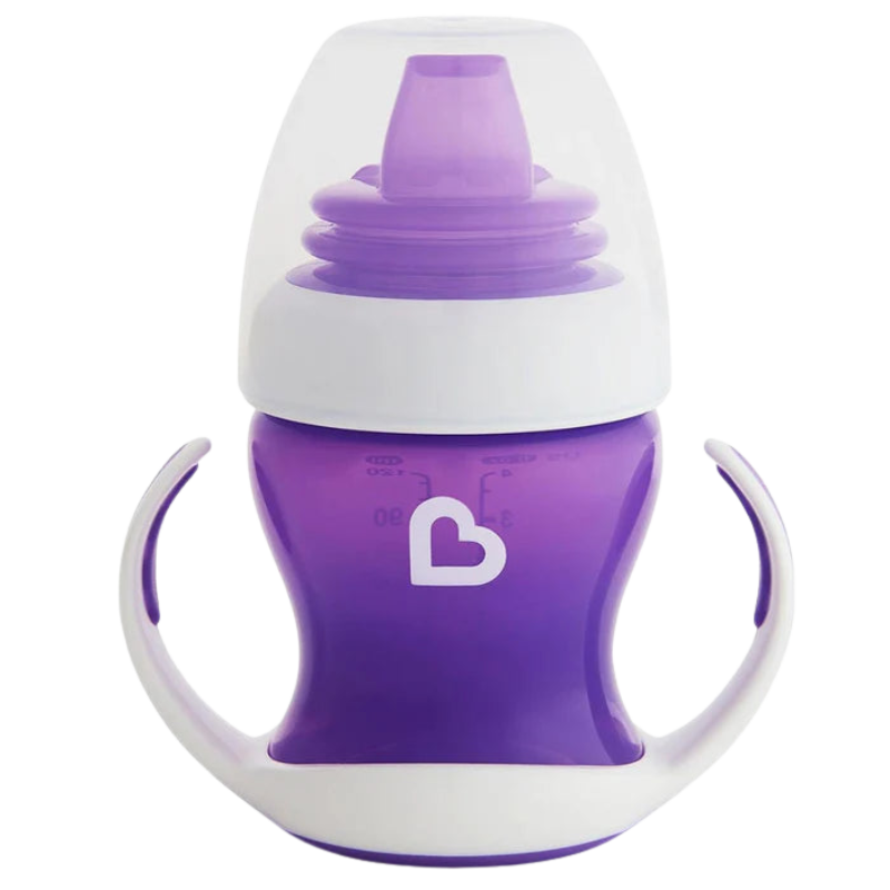 Munchkin Gentle Transition Trainer Cup 4oz/118ml 4m+ - Purple