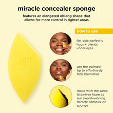 Load image into Gallery viewer, REAL TECHNIQUES MIRACLE CONCEALER SPONGE DUO 10009300
