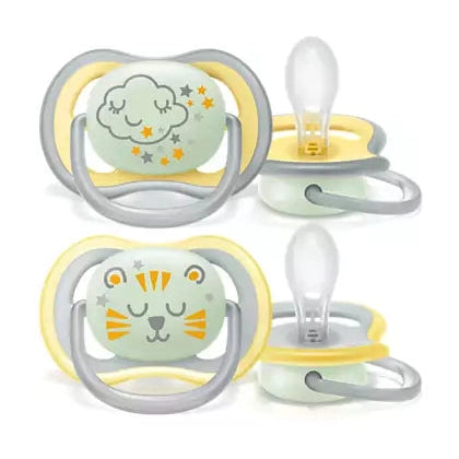 SOOTHER ULTRA AIR 18M+ NIGHTIME NEUTRAL 2PC