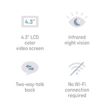 Load image into Gallery viewer, Angelcare® AC25-1 Baby Movement Monitor with Video &amp; Sound

