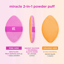 Load image into Gallery viewer, REAL TECHNIQUES MIRACLE 2IN1 POWDER PUFF DUO 10013300
