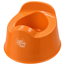 Load image into Gallery viewer, The Bébé Angel comfortable potty in orange.
