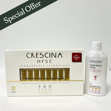 Load image into Gallery viewer, Crescina Women’s Hair Revival &amp; Anti-Hair Loss Bundle
