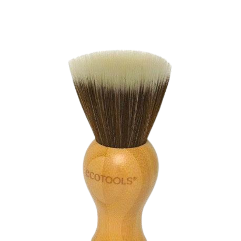 Eco Tools Bamboo Finishing Kabuki Brush, soft bristles for smooth makeup application, eco-friendly handle.