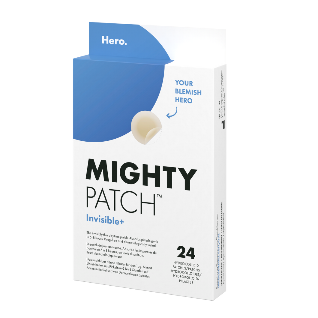 Hero. Mighty Patch™ Invisible+ x 24 patches - Daytime Hydrocolloid Pimple Patch