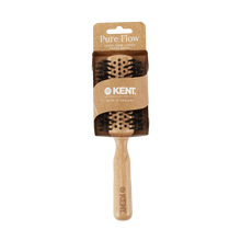 Load image into Gallery viewer, The Kent Pure Flow large radial brush in its packaging.
