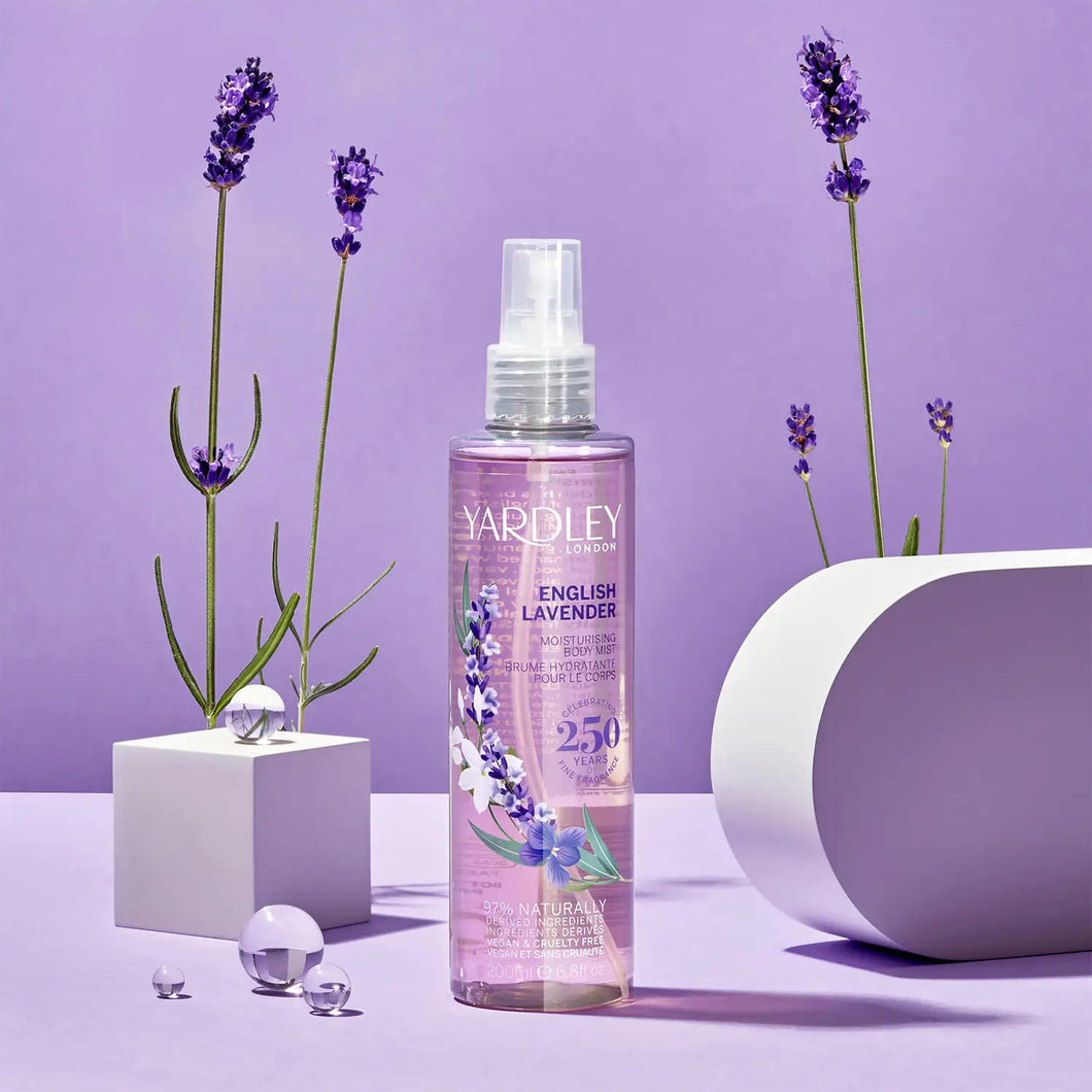 YARDLEY LAVENDER FRAGRANCE MIST 200ML